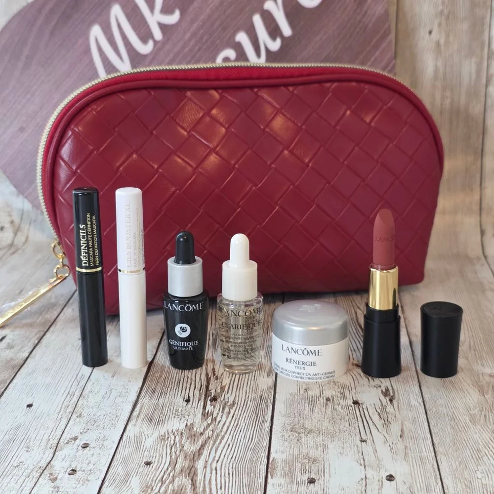Women's Lancôme Makeup Set of 7, travel size NWOT